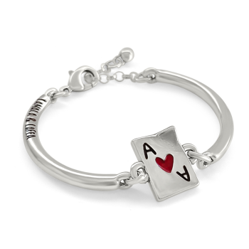 Pulsera "As de corazones"...