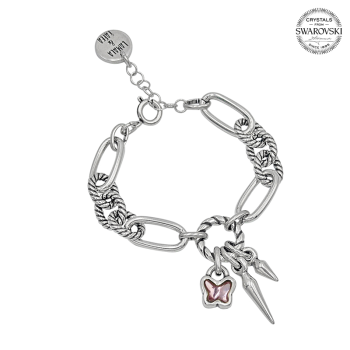 Pulsera "LET´S FLY" Plata /...