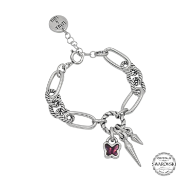 Pulsera "LET´S FLY" Plata /...